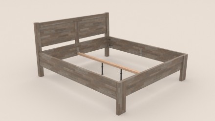 Robustní masivní postel Sion H3 bude důstojnou dominantou vaší ložnice, do které přinese útulnost i komfort.