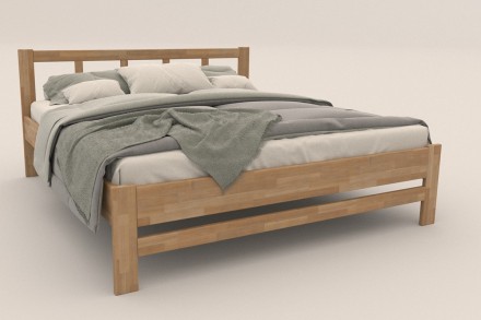 Milujete vůni dřeva? Pak je tato celomasivní postel perfektní volbou pro vás, jelikož je postavena z nejkvalitnějších dřevin buku a dubu.