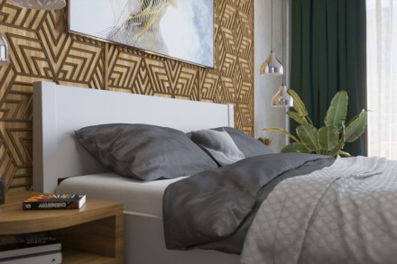 Robustní masivní postel Sion H1 bude důstojnou dominantou vaší ložnice, do které přinese útulnost i komfort.