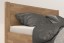 Postel Sion H3 s hranatým nožním čelem z celomasivní kolekce postelí ProSpánek.