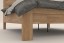 Postel Sion H3 s hranatým nožním čelem z celomasivní kolekce postelí ProSpánek.