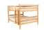 Dřevěná dvoupatrová postel Ravenna.