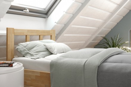 Milujete vůni dřeva? Pak je tato celomasivní postel perfektní volbou pro vás, jelikož je postavena z nejkvalitnějších dřevin buku a dubu.