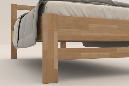 Milujete vůni dřeva? Pak je tato celomasivní postel perfektní volbou pro vás, jelikož je postavena z nejkvalitnějších dřevin buku a dubu.