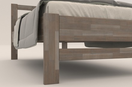 Milujete vůni dřeva? Pak je tato celomasivní postel perfektní volbou pro vás, jelikož je postavena z nejkvalitnějších dřevin buku a dubu.