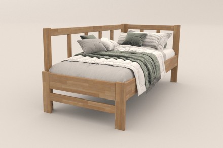 Milujete vůni dřeva? Pak je tato celomasivní postel perfektní volbou pro vás, jelikož je postavena z nejkvalitnějších dřevin buku a dubu.