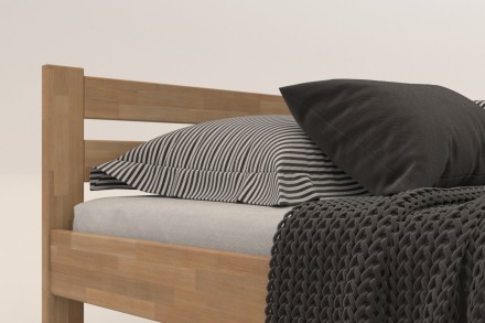 Celomasivní postel z buku nebo dubu