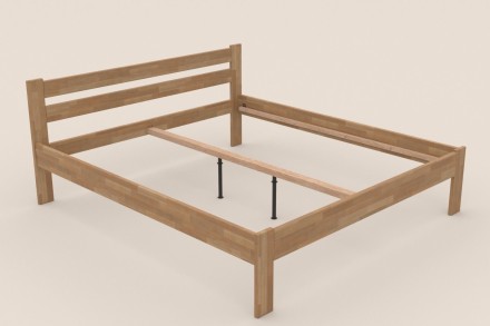 Celomasivní postel z buku nebo dubu