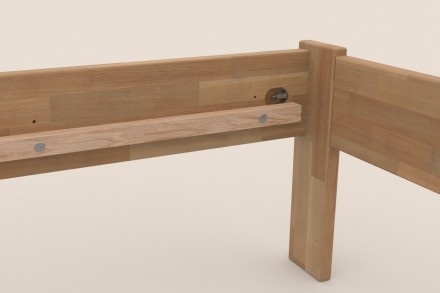 Celomasivní postel z buku nebo dubu