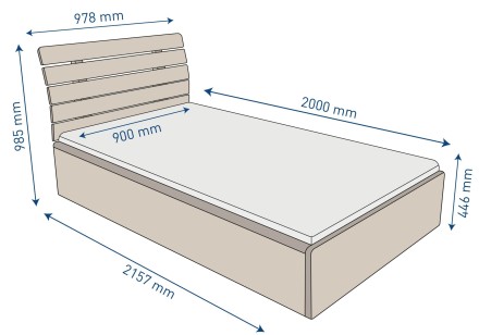 Jedná se o celomasivní postel z dubu či buku, a právě dřevo vnese do každé ložnice nenapodobitelnou vůni a harmonii přírody.