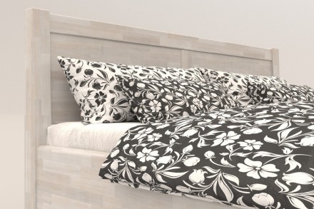 Robustní masivní postel Sion K3 bude důstojnou dominantou vaší ložnice, do které přinese útulnost i komfort.