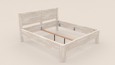 Robustní masivní postel Sion K3 bude důstojnou dominantou vaší ložnice, do které přinese útulnost i komfort.