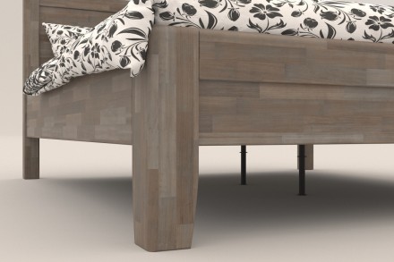 Robustní masivní postel Sion K3 bude důstojnou dominantou vaší ložnice, do které přinese útulnost i komfort.