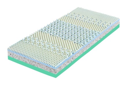 Pěnová matrace s masážním efektem Axel Memory 3D 24