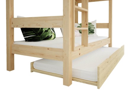 Aaron dokonale spojí dvě místa dohromady. Místo pro spánek vašeho dítěte s jeho oblíbeným místem pro zábavu, čtení knížek a hraní her.