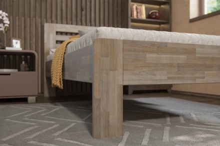 Postel Lola je praktická a pevná celomasivní postel.