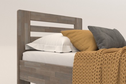 Postel Lola je praktická a pevná celomasivní postel.