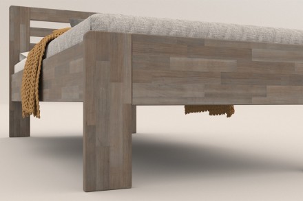 Postel Lola je praktická a pevná celomasivní postel.