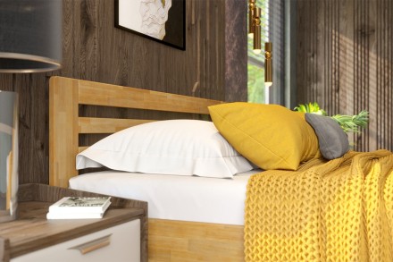 Postel Lola je praktická a pevná celomasivní postel.