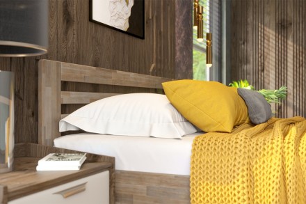 Postel Lola je praktická a pevná celomasivní postel.