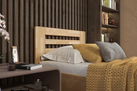 Postel Lola je praktická a pevná celomasivní postel.