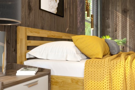 Postel Lola je praktická a pevná celomasivní postel.