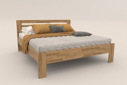 Postel Lola je praktická a pevná celomasivní postel.