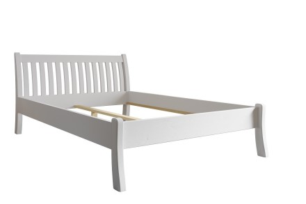 Postel Felix z borovicového dřeva s nakloněným čelem a matrace Bohemica Medical Graphite s volitelnou tuhostí a 7zónovou podporou tvoří dokonalou kombinaci pohodlí a stylu.