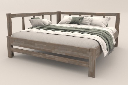 Milujete vůni dřeva? Pak je tato celomasivní postel perfektní volbou pro vás, jelikož je postavena z nejkvalitnějších dřevin buku a dubu.