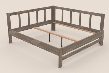 Milujete vůni dřeva? Pak je tato celomasivní postel perfektní volbou pro vás, jelikož je postavena z nejkvalitnějších dřevin buku a dubu.