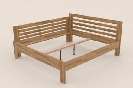 Postel Lola je praktická a pevná celomasivní postel.