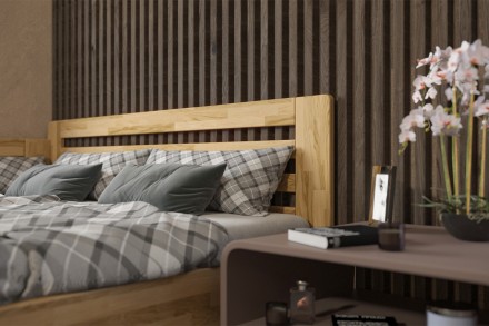 Postel Lola je praktická a pevná celomasivní postel.