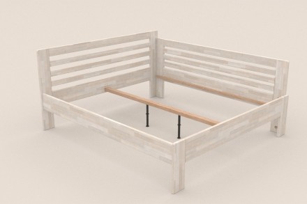 Postel Lola je praktická a pevná celomasivní postel.