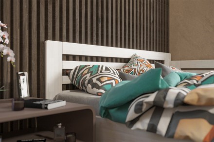 Postel Lola je praktická a pevná celomasivní postel.