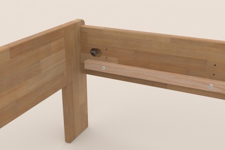 Postel Lola je praktická a pevná celomasivní postel.