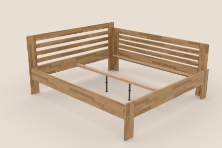 Postel Lola je praktická a pevná celomasivní postel.