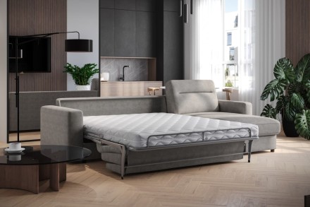 Rozkládací pohovka pro každodenní spaní
Lugano v  nadčasovém designu zaujme
svou jednoduchostí a  elegancí.