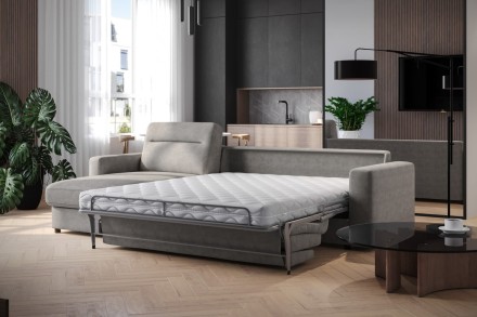 Rozkládací pohovka pro každodenní spaní
Lugano v  nadčasovém designu zaujme
svou jednoduchostí a  elegancí.