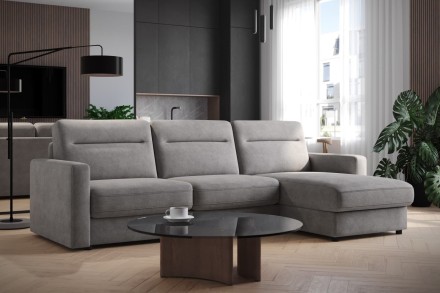 Rozkládací pohovka pro každodenní spaní
Lugano v  nadčasovém designu zaujme
svou jednoduchostí a  elegancí.