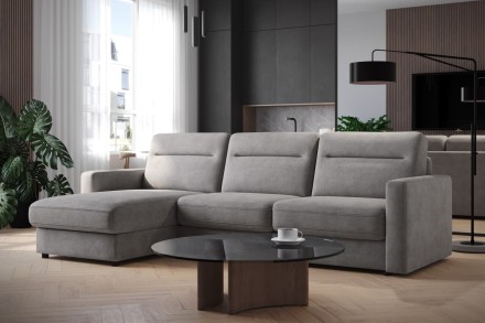 Rozkládací pohovka pro každodenní spaní
Lugano v  nadčasovém designu zaujme
svou jednoduchostí a  elegancí.