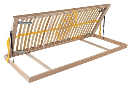 Praktický a pohodlný postelový rošt pro běžné spaní. Nejnižší pružný postelový rošt vhodný pro lůžka s úložným prostorem – snadný přístup v oblasti nohou. Polohování HN (hlava - nohy) s pevnou středovou částí pro pohodlí a relax na lůžku.