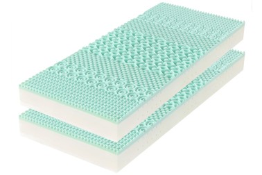 Dva pocity tuhosti - 2 a 3 | Pěnová matrace | Výška 19 cm | Nosnost 130 kg | Záruka 2 roky