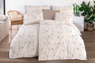 Povlečení Adel je příjemné na dotek, skvěle odvádí vlhkost, téměř se nemačká.