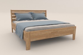 Postel Karin je praktická, pevná a elegantní celomasivní postel.
