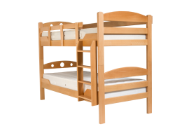 Dřevěná dvoupatrová postel Thorn.