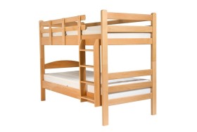 Dřevěná dvoupatrová postel Ancona.