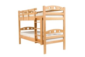 Dřevěná dvoupatrová postel Livorno.