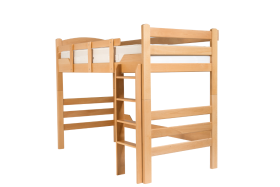 Dřevěná dvoupatrová postel Odense.
