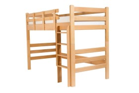 Dřevěná dvoupatrová postel Potenza.