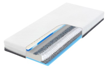 Prémiová pružinová matrace s vrstvou latexu Progres Multipocket 2000